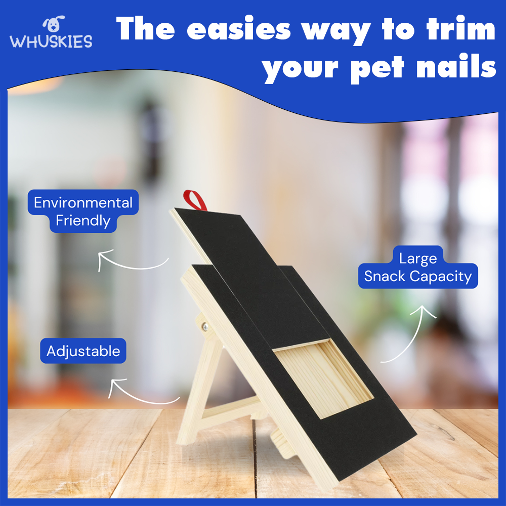 PawTrim Pro™ – Dog Nail Scratch Board & Treat Drawer