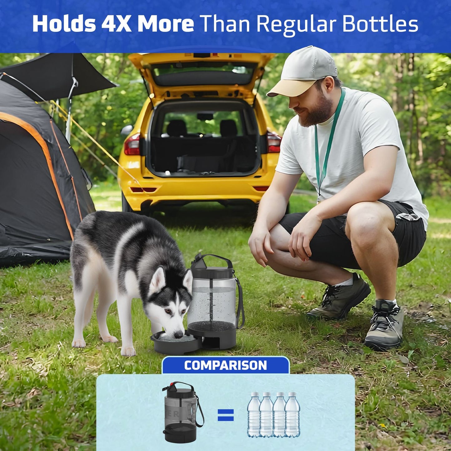 HydraPaw™ Half-Gallon Portable Water Tank