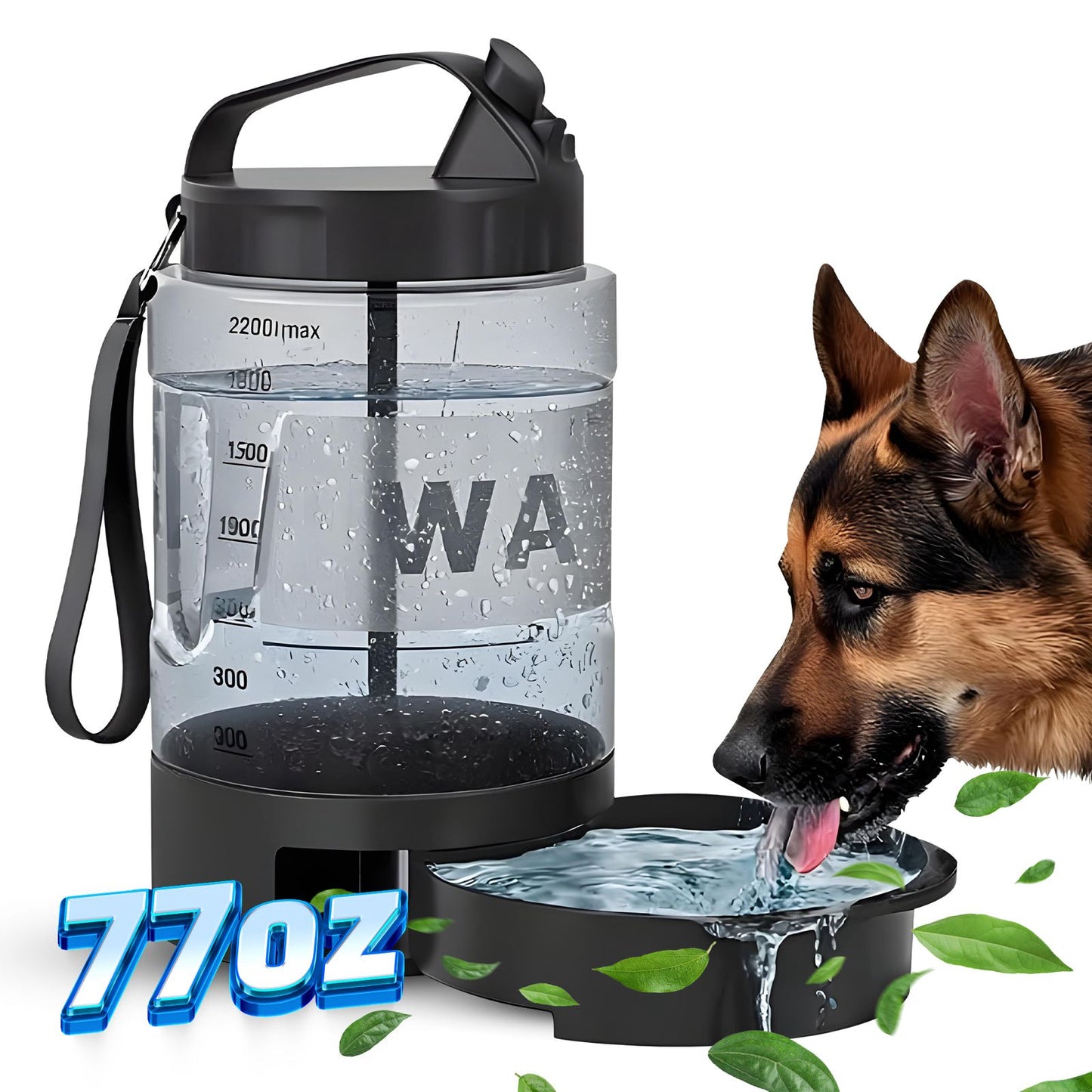 HydraPaw™ Half-Gallon Portable Water Tank