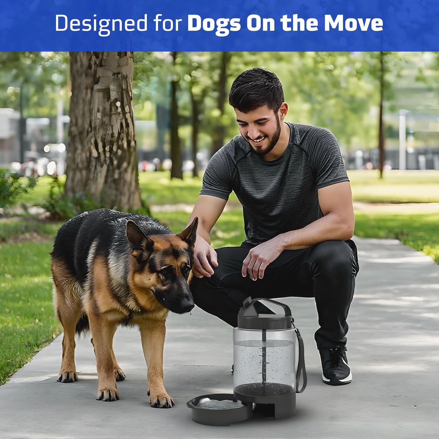 HydraPaw™ Half-Gallon Portable Water Tank