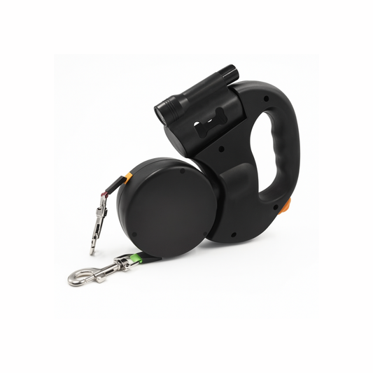 PawLink Duo – 360° Retractable Dual Dog Leash
