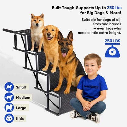 PawStairs™ – Portable Vehicle Stairs for Dogs