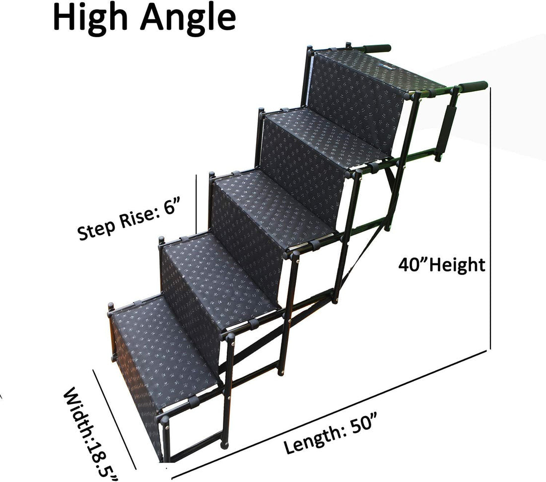 PawStairs™ – Portable Vehicle Stairs for Dogs