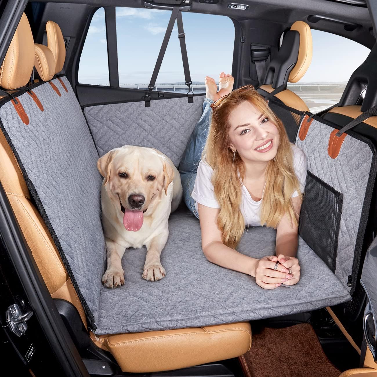K9Cruze™ – Premium-Heavy Duty Dog Car Seat Protector
