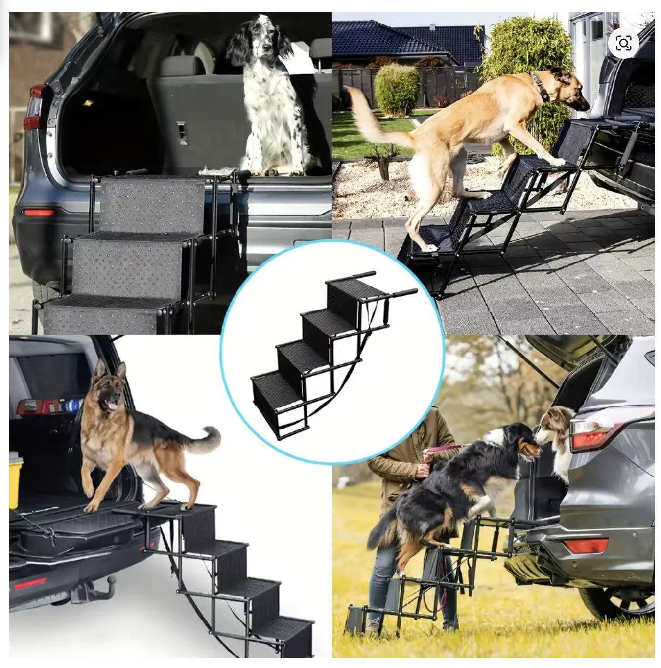 PawStairs™ – Portable Vehicle Stairs for Dogs
